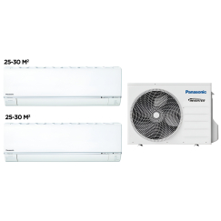 Panasonic Multi-Split System (1xCU-2E18PBD, 2xCS-E9RKDW) (50-60 m2, Inverter)Panasonic Multi-Split System (1xCU-2E18PBD, 2xCS-E9RKDW) (50-60 m2, Inverter)Panasonic Multi-Split System (1xCU-2E18PBD, 2xCS-E9RKDW) (50-60 m2, Inverter)